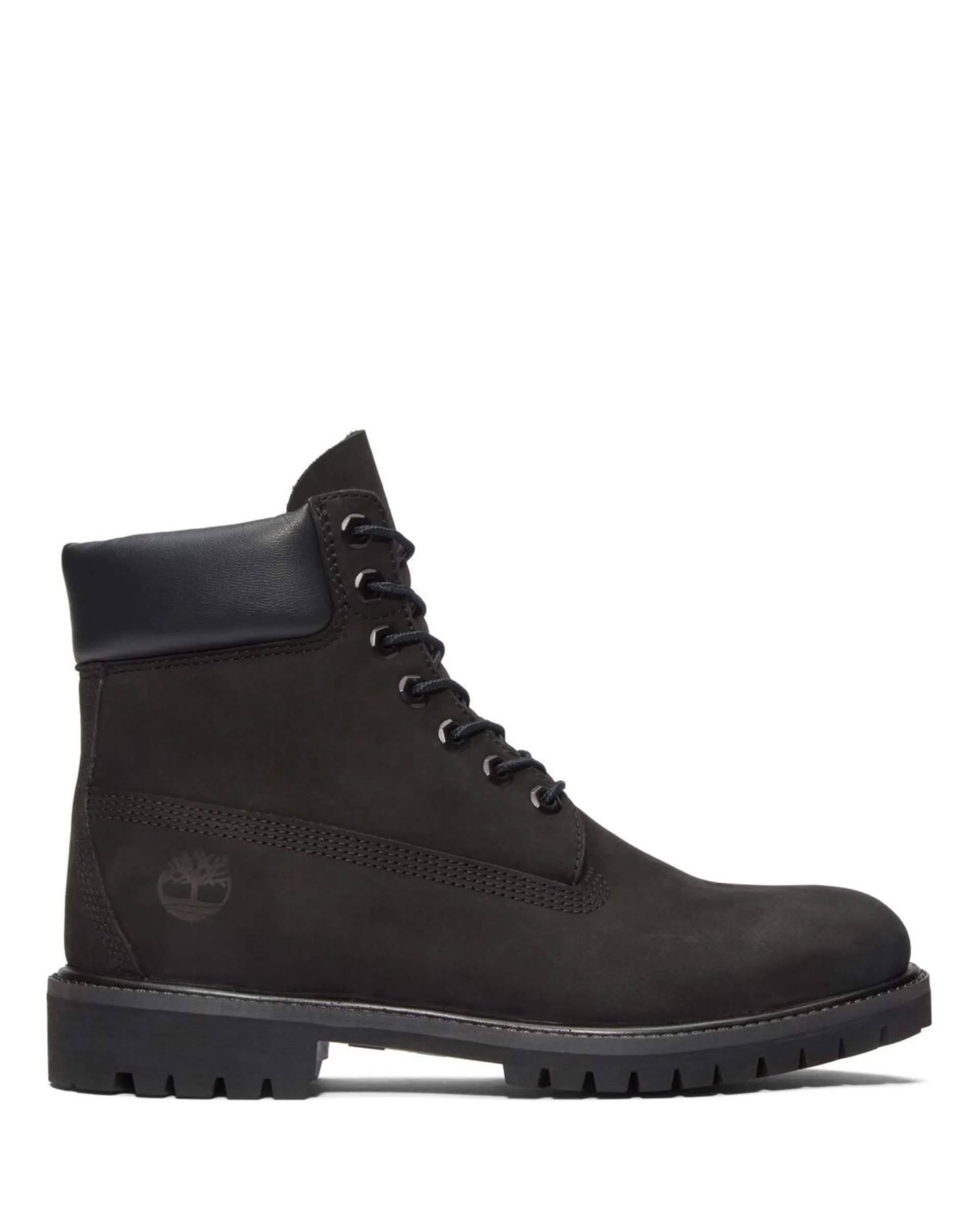 6" Premium Boot Black Nubuck