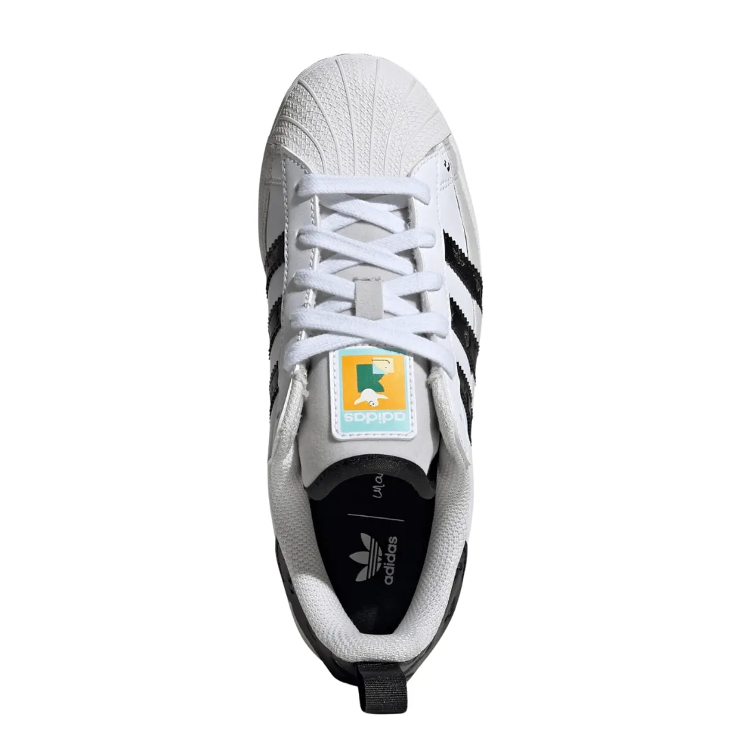Adidas - Kid's Shmoofoil Superstar - Cloud White / Core Black / Grey Two