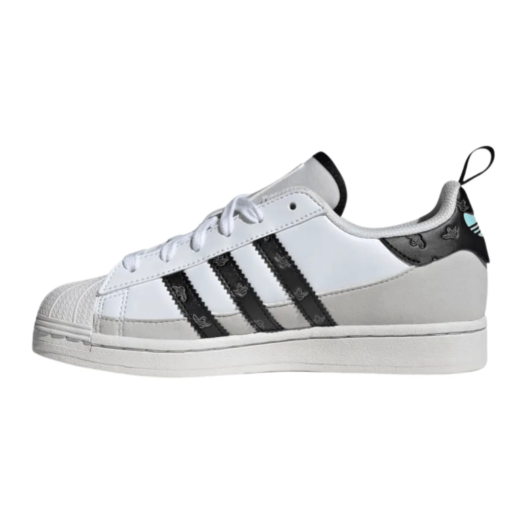 Adidas - Kid's Shmoofoil Superstar - Cloud White / Core Black / Grey Two