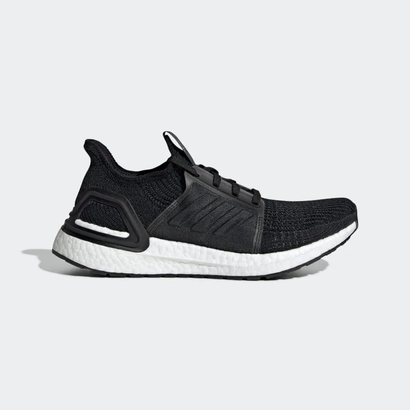 adidas ULTRABOOST 19 Running Shoes | Black-White | Women's