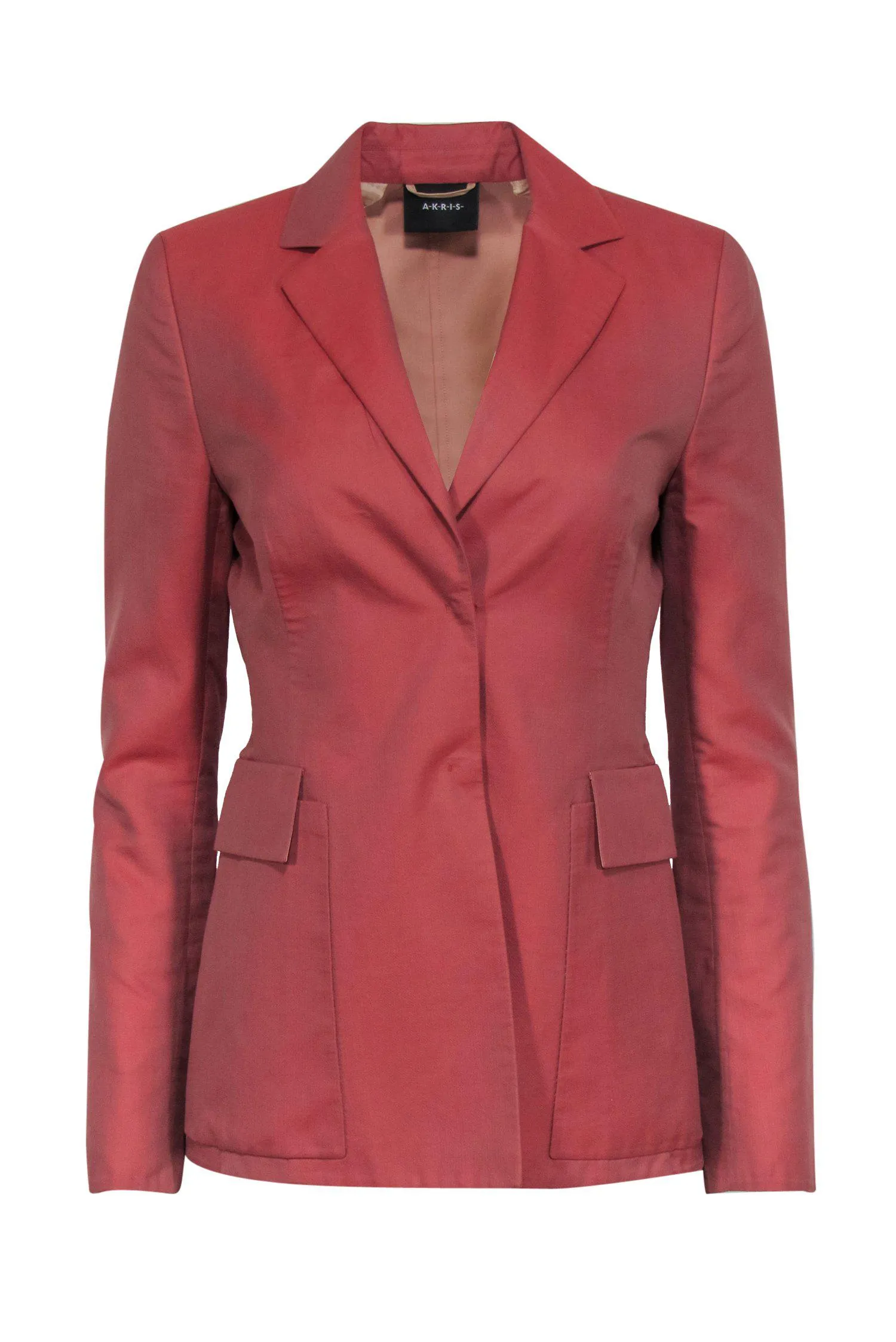 Akris - Clay Pink Button-Up Blazer Sz 6