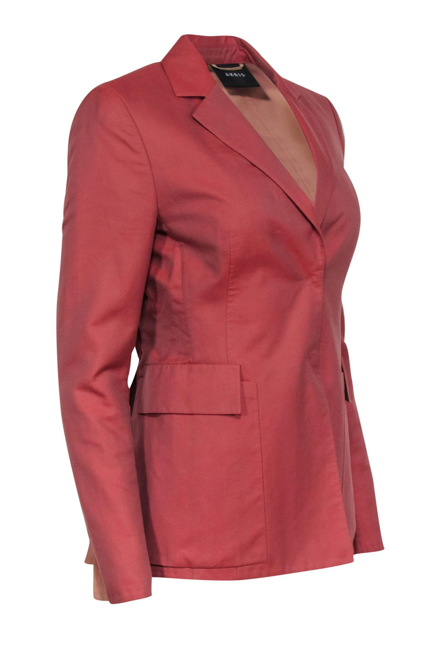 Akris - Clay Pink Button-Up Blazer Sz 6