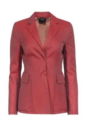 Akris - Clay Pink Button-Up Blazer Sz 6