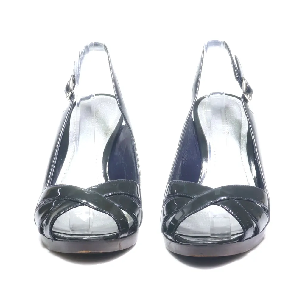 Ann Taylor High-Heel Sandals Leather Green Colour For Women