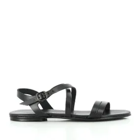Antichi Romani 258 Nero Black Slingback Sandals