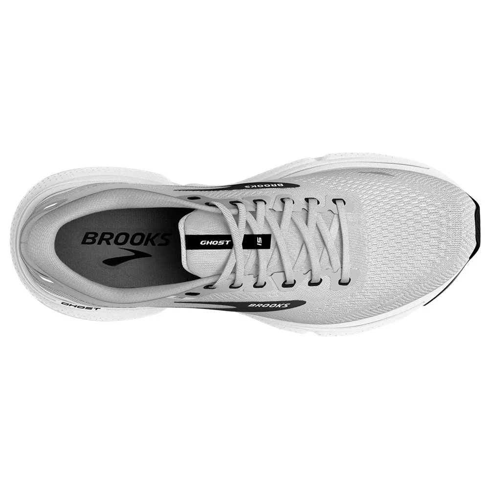 Brooks Ghost 15 Running Shoe Alloy/Oyster/Black (Men's)