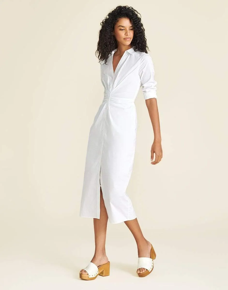 Cita Poplin Midi Dress