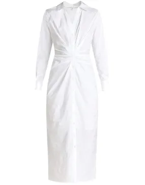 Cita Poplin Midi Dress