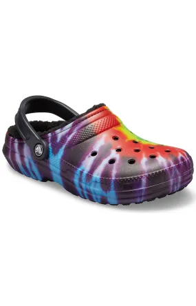 Classic Lined Tie Dye Clogs   Multi/Black