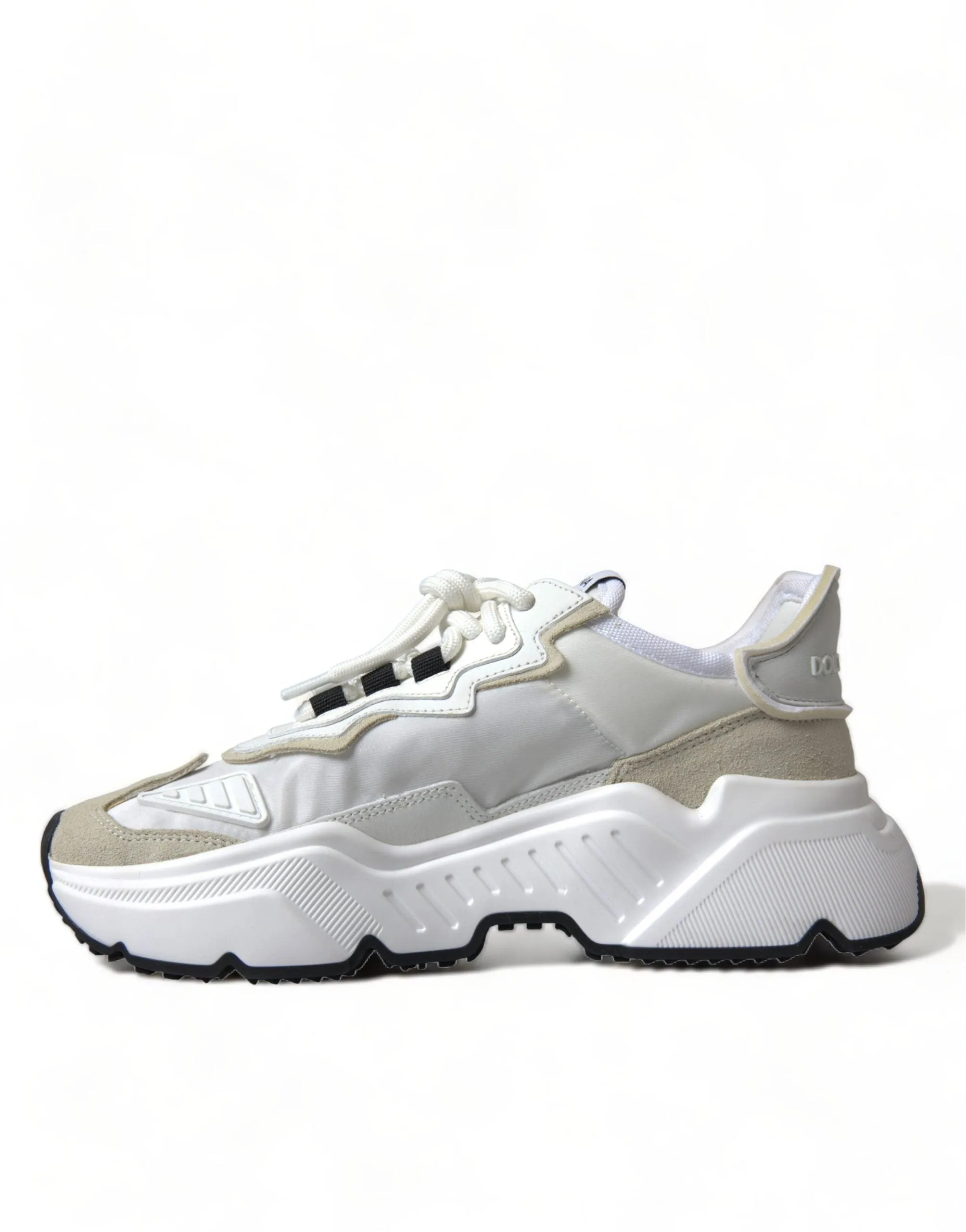 Dolce & Gabbana White Bassa Daymaster Sport Sneakers Shoes
