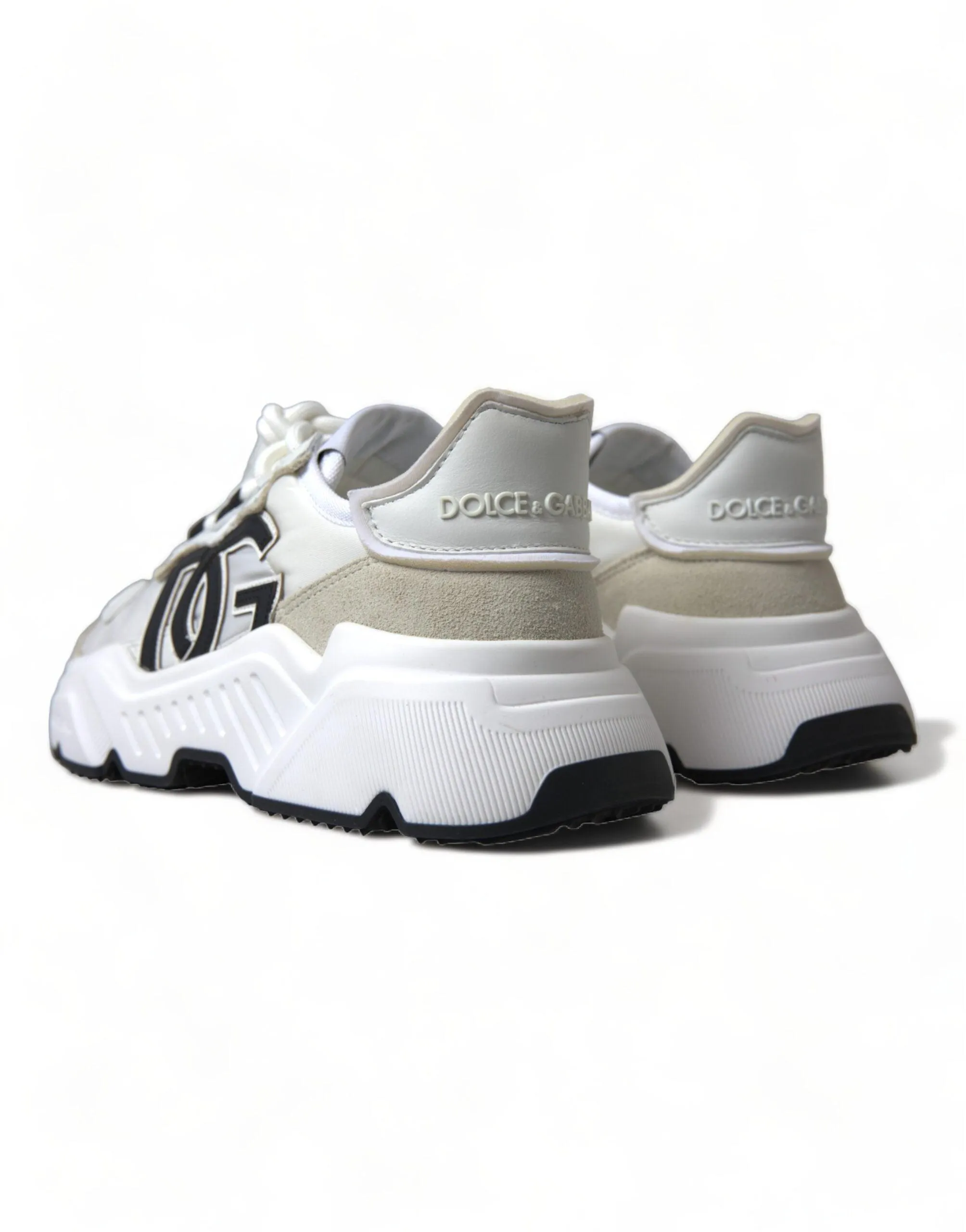 Dolce & Gabbana White Bassa Daymaster Sport Sneakers Shoes