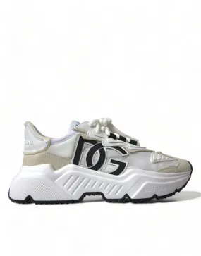 Dolce & Gabbana White Bassa Daymaster Sport Sneakers Shoes