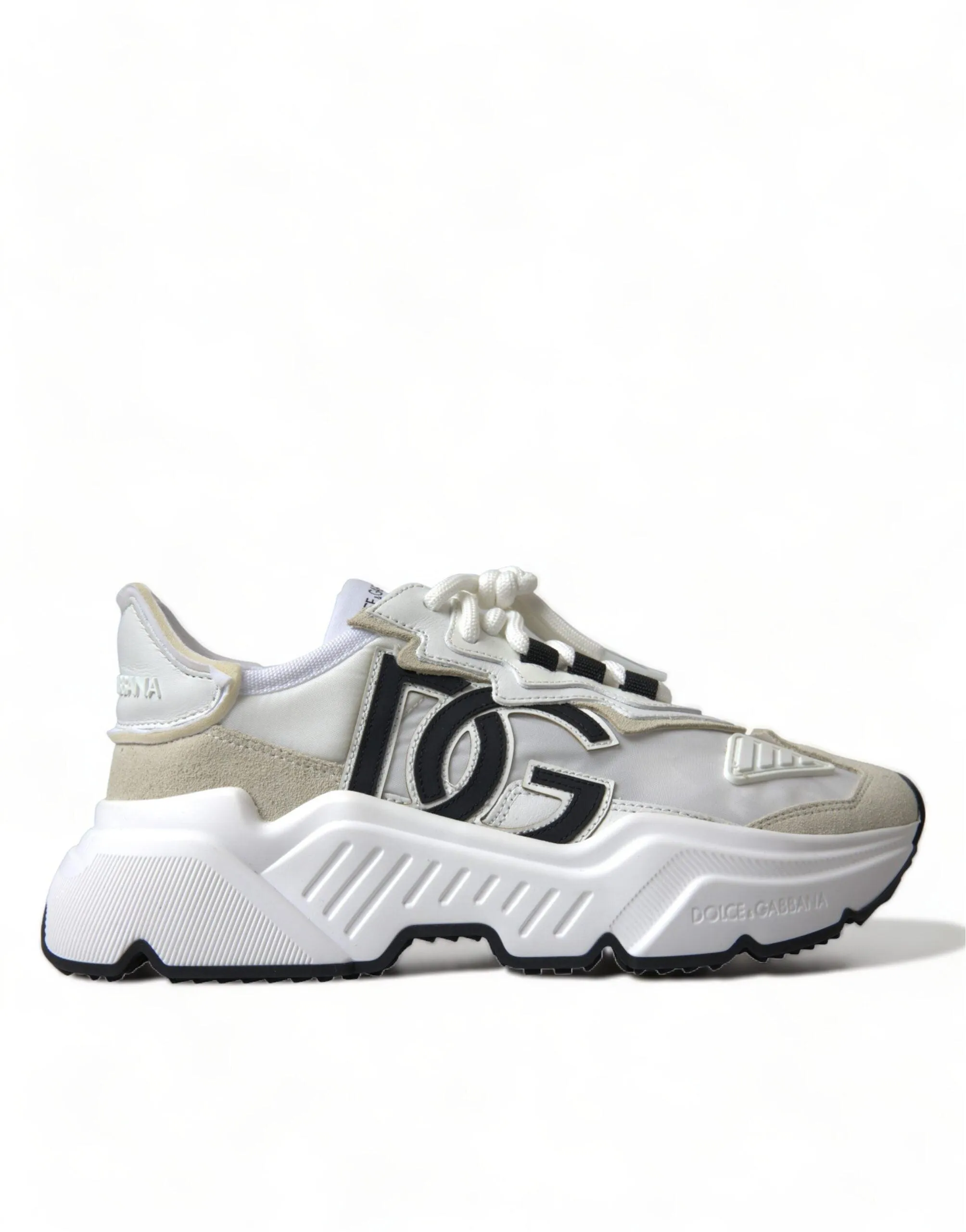 Dolce & Gabbana White Bassa Daymaster Sport Sneakers Shoes