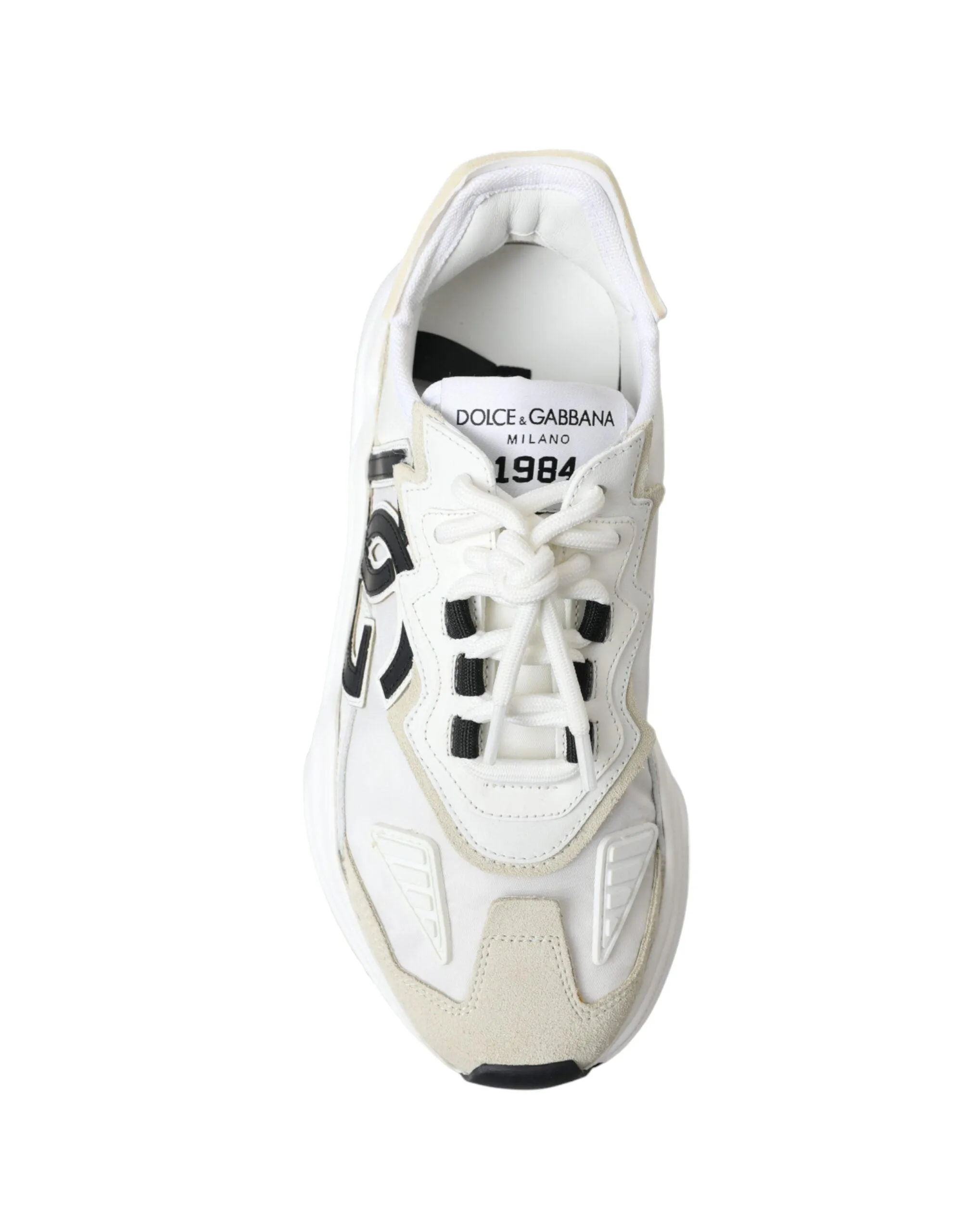 Dolce & Gabbana White Bassa Daymaster Sport Sneakers Shoes