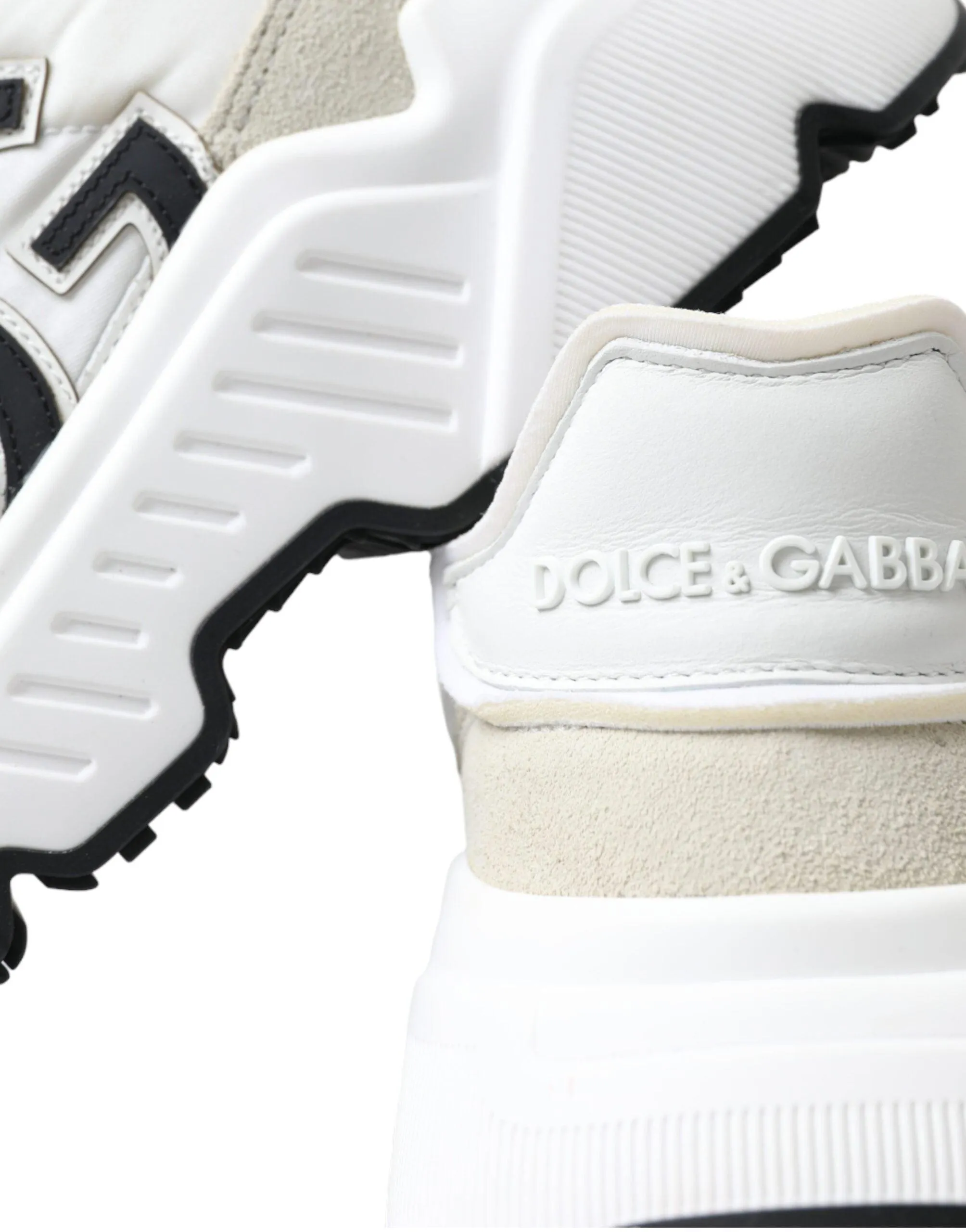 Dolce & Gabbana White Bassa Daymaster Sport Sneakers Shoes
