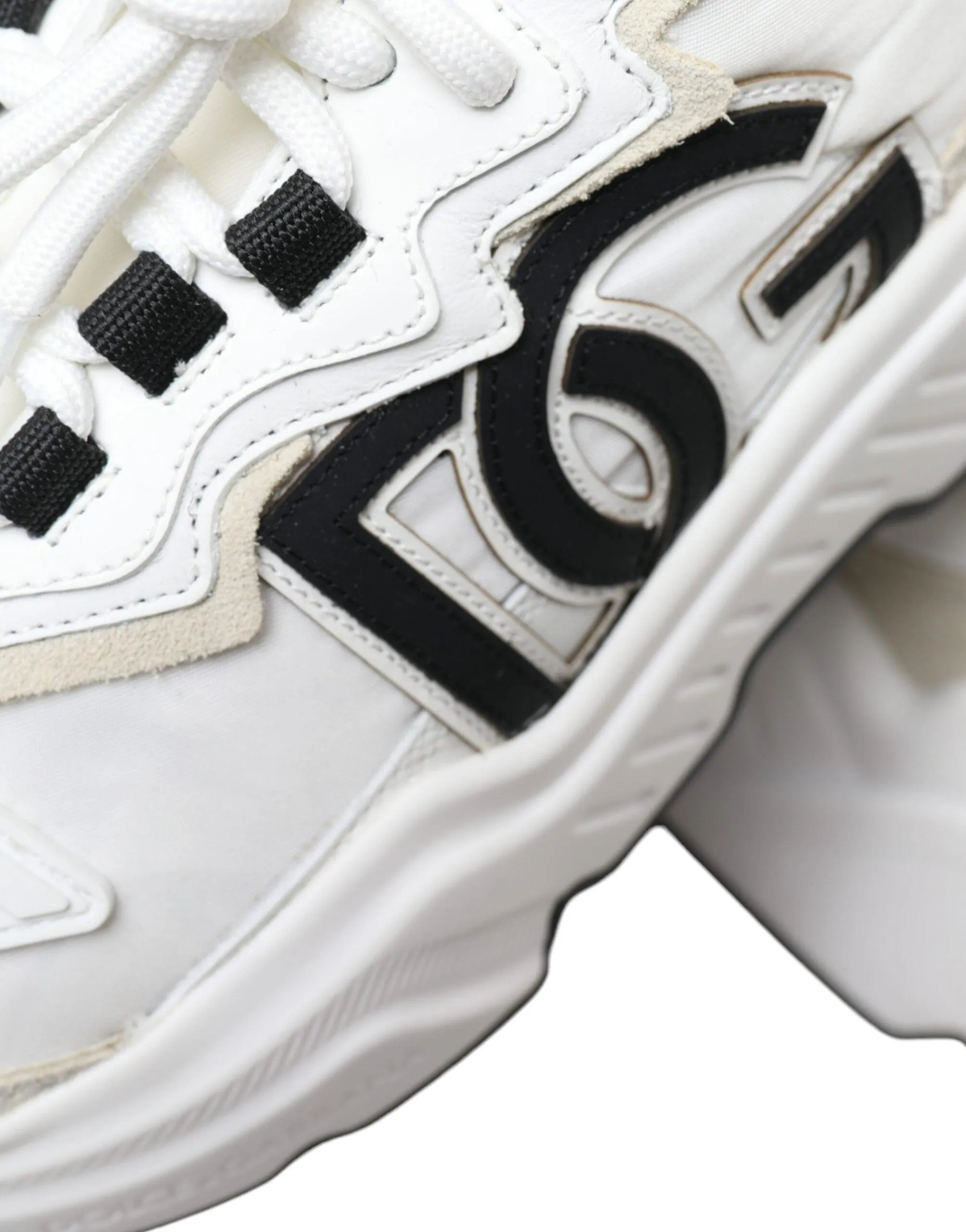 Dolce & Gabbana White Bassa Daymaster Sport Sneakers Shoes