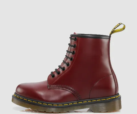 Dr Martens 1460 Cherry 8 Hole Smooth Leather Boot