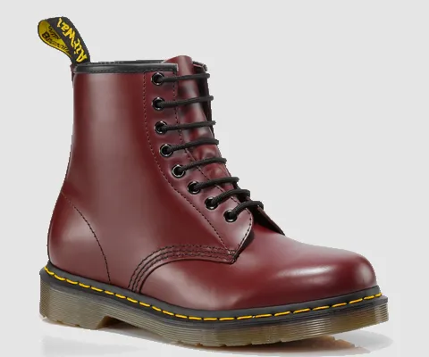 Dr Martens 1460 Cherry 8 Hole Smooth Leather Boot