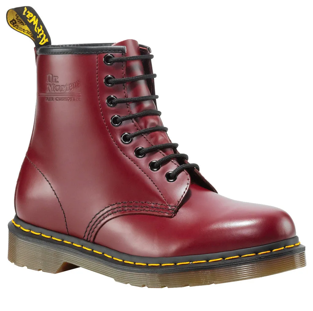Dr Martens 1460 Cherry 8 Hole Smooth Leather Boot