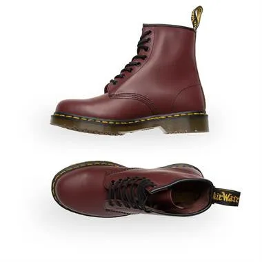 Dr Martens 1460 Cherry 8 Hole Smooth Leather Boot
