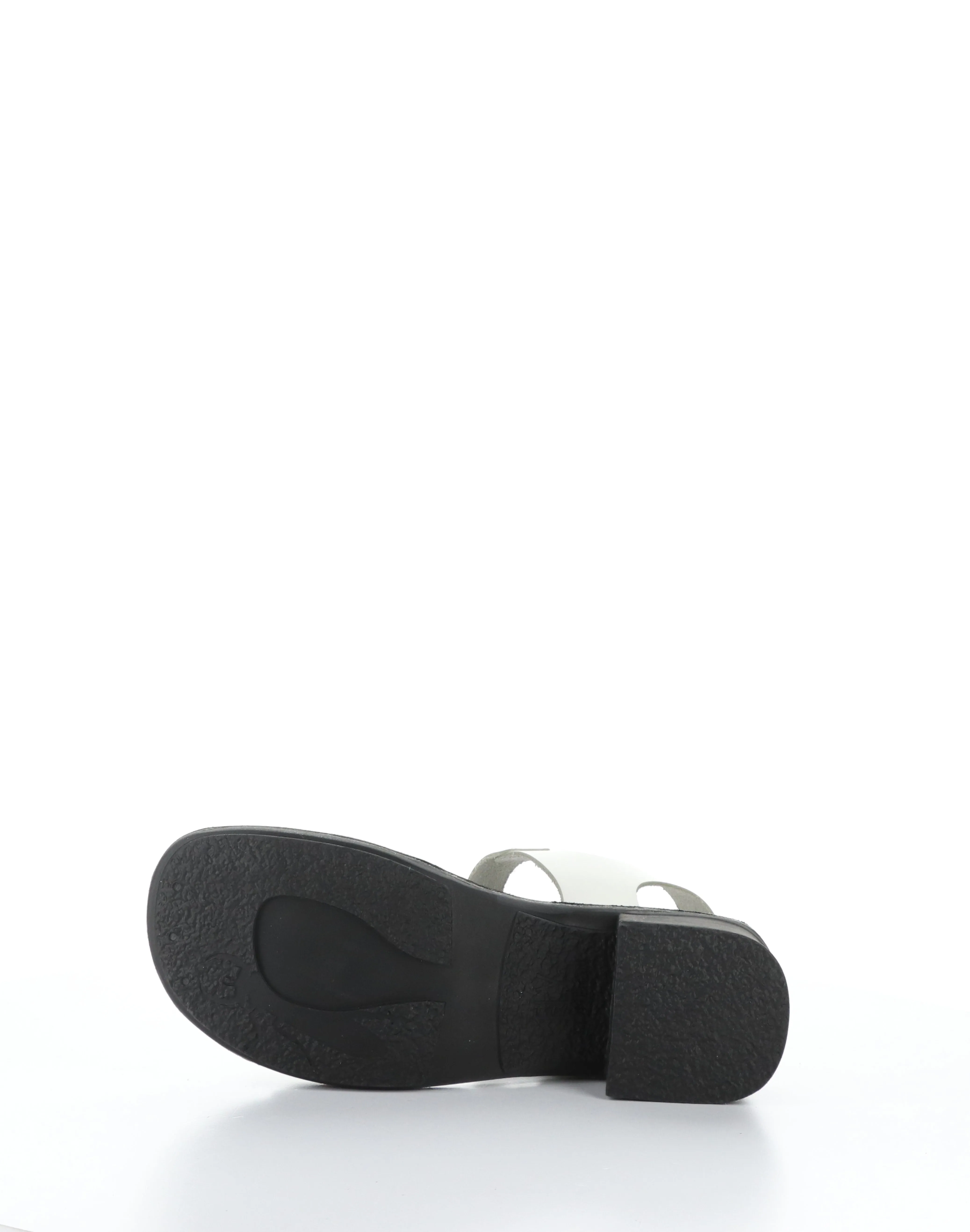 EBLI238FLY 006 WHITE/BLACK Round Toe Sandals