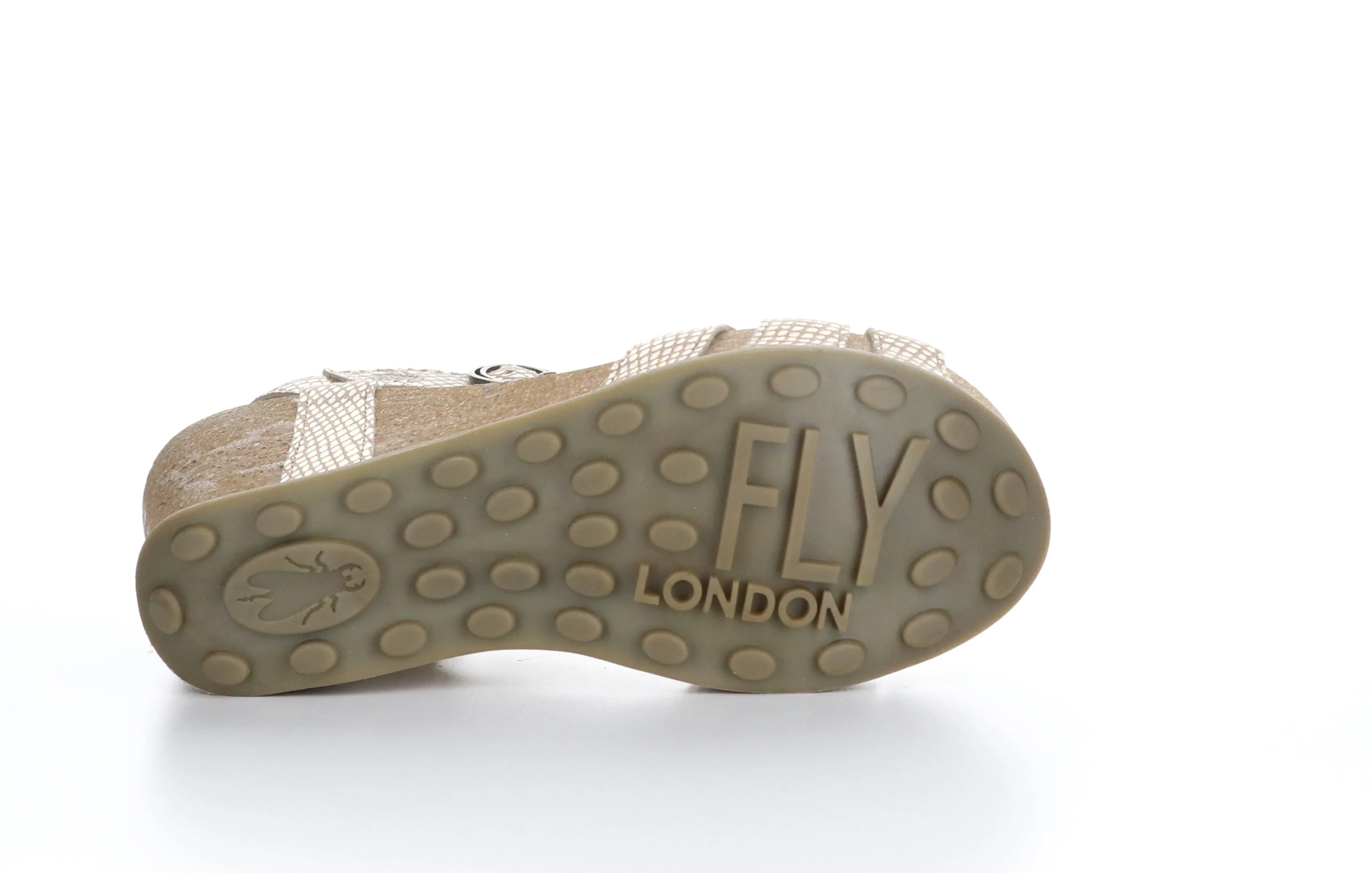 GUMY777FLY Diamond  Tan Gold T-Strap Sandals