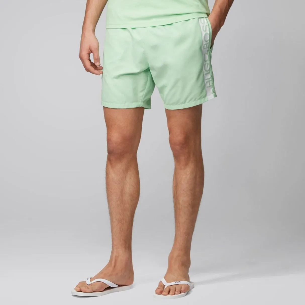 Hugo Boss White Thongs
