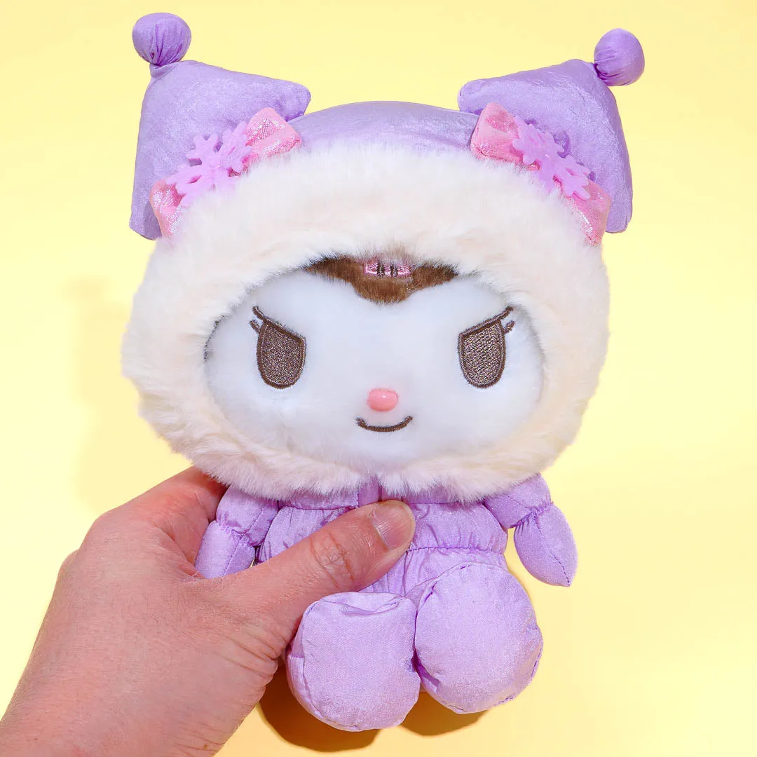 Kuromi Fluffy Winter Plushie - Small