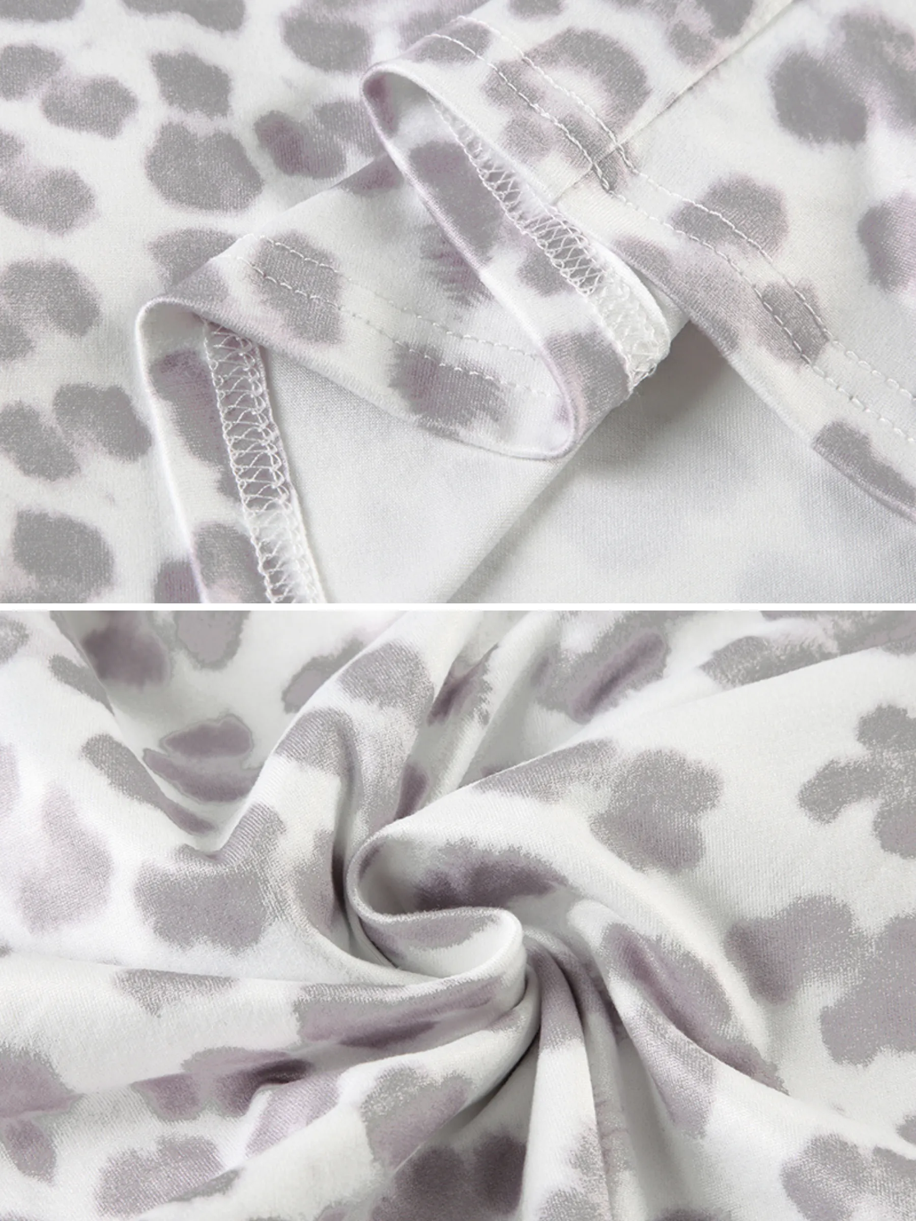Melody Lace Detail Leopard Top