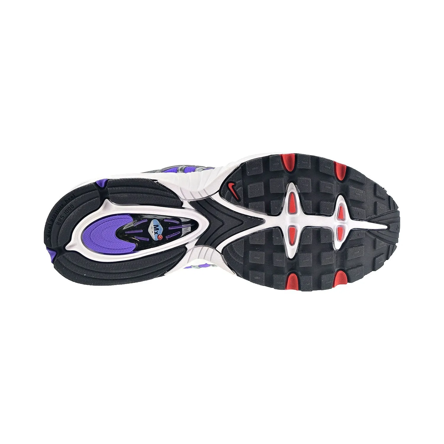 Nike Women's Air Max Tailwind IV Shoes Black-White-University Red-Psychic Purple