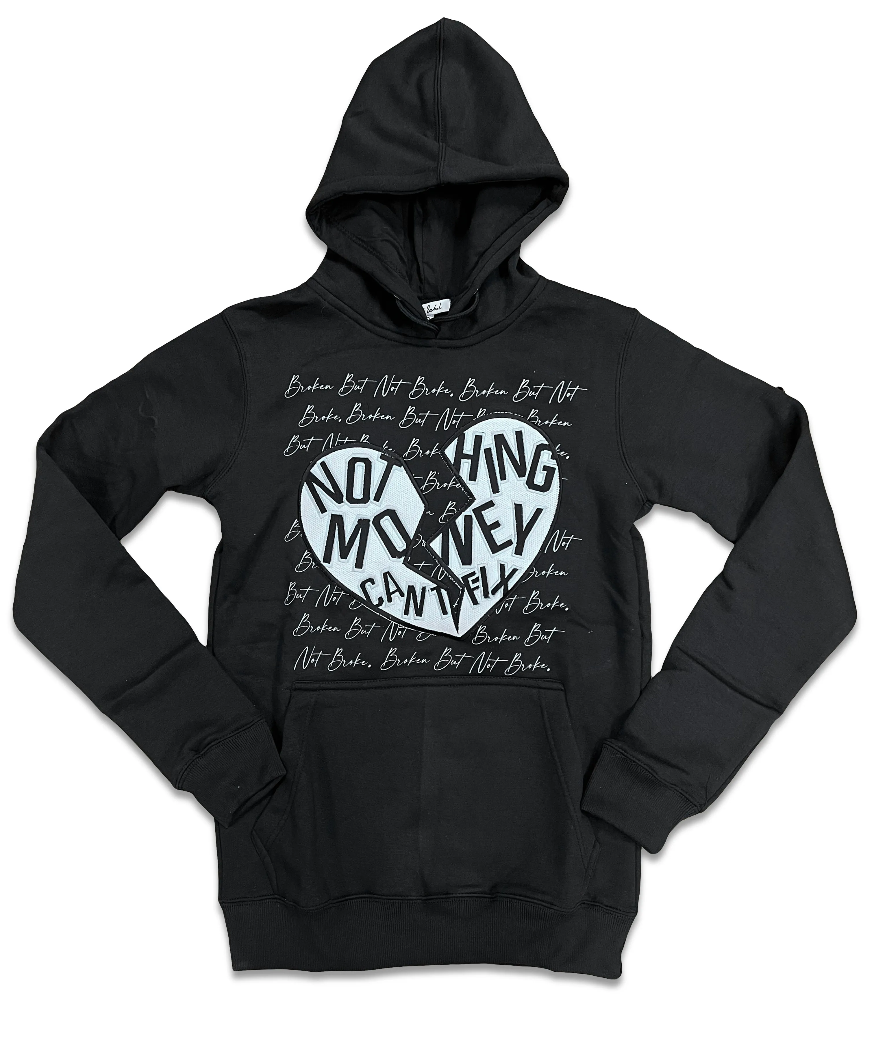 RETRO LABEL Broke but not Broken HOODIE (RETRO 1 High 85)