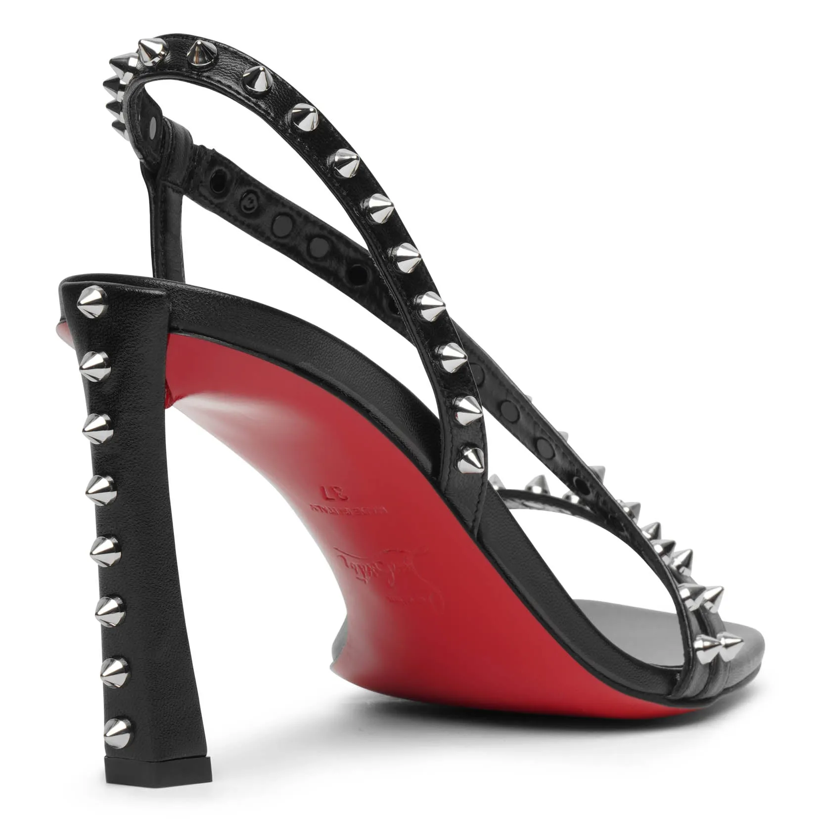 Rosa Condorapik 85 black leather sandals