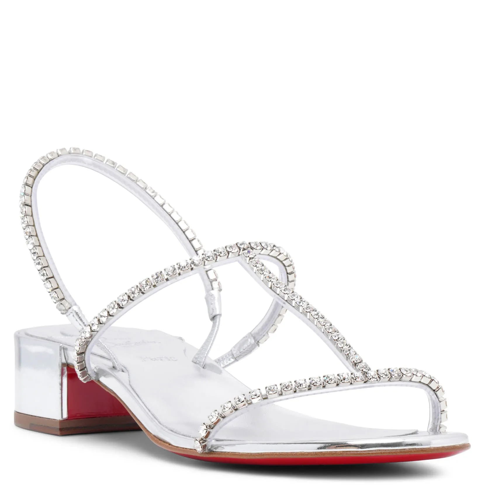 Simple Queenie 25 silver sandals