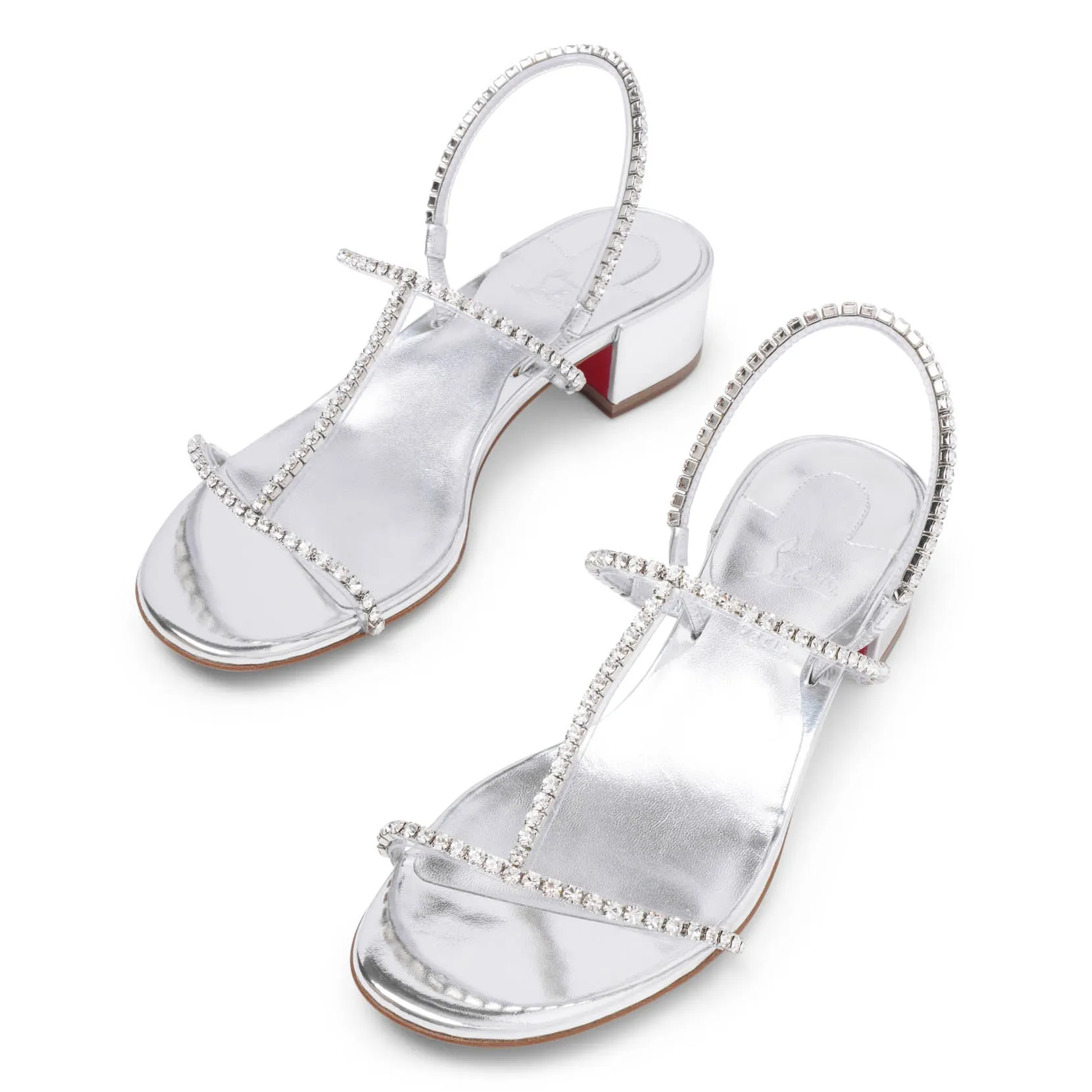 Simple Queenie 25 silver sandals