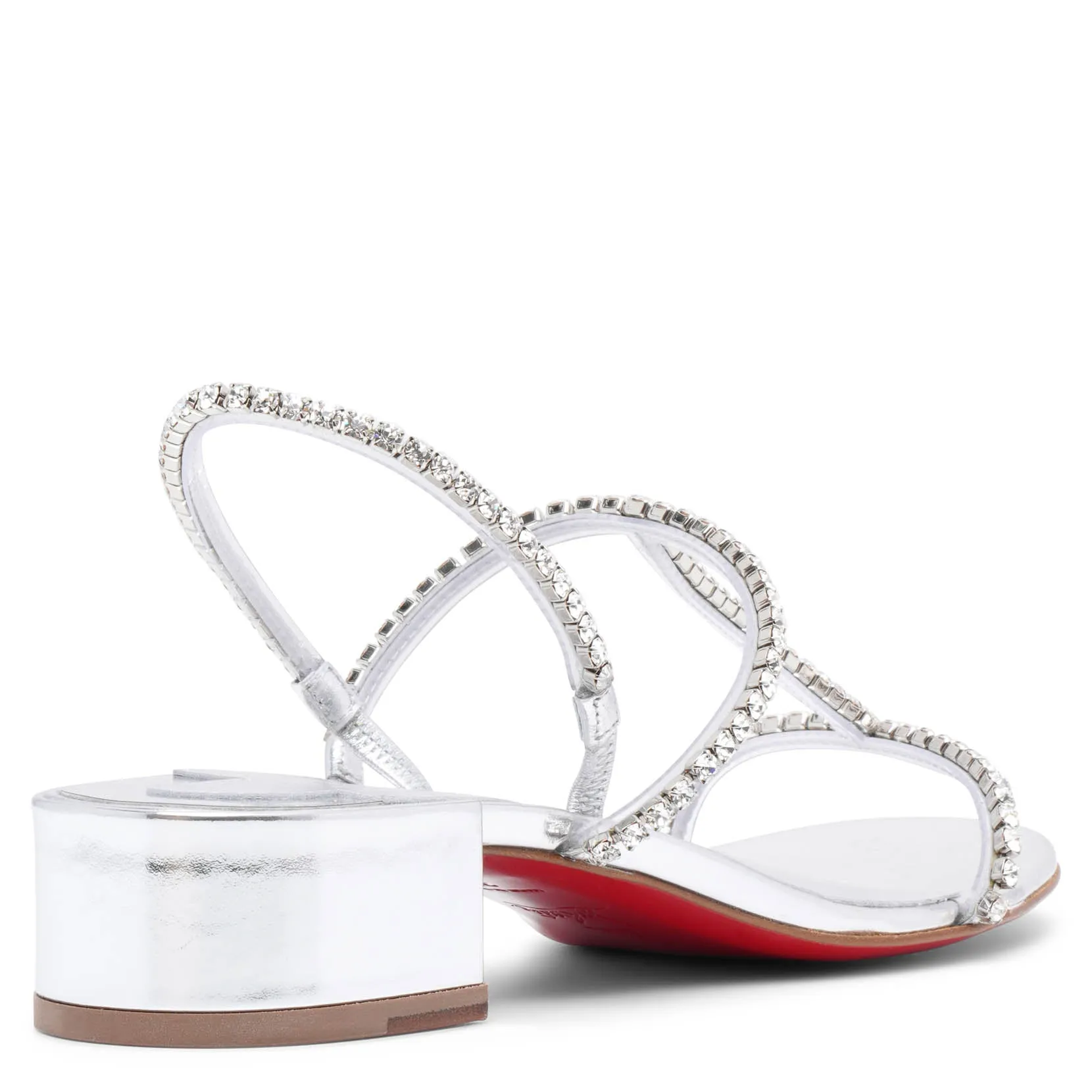 Simple Queenie 25 silver sandals
