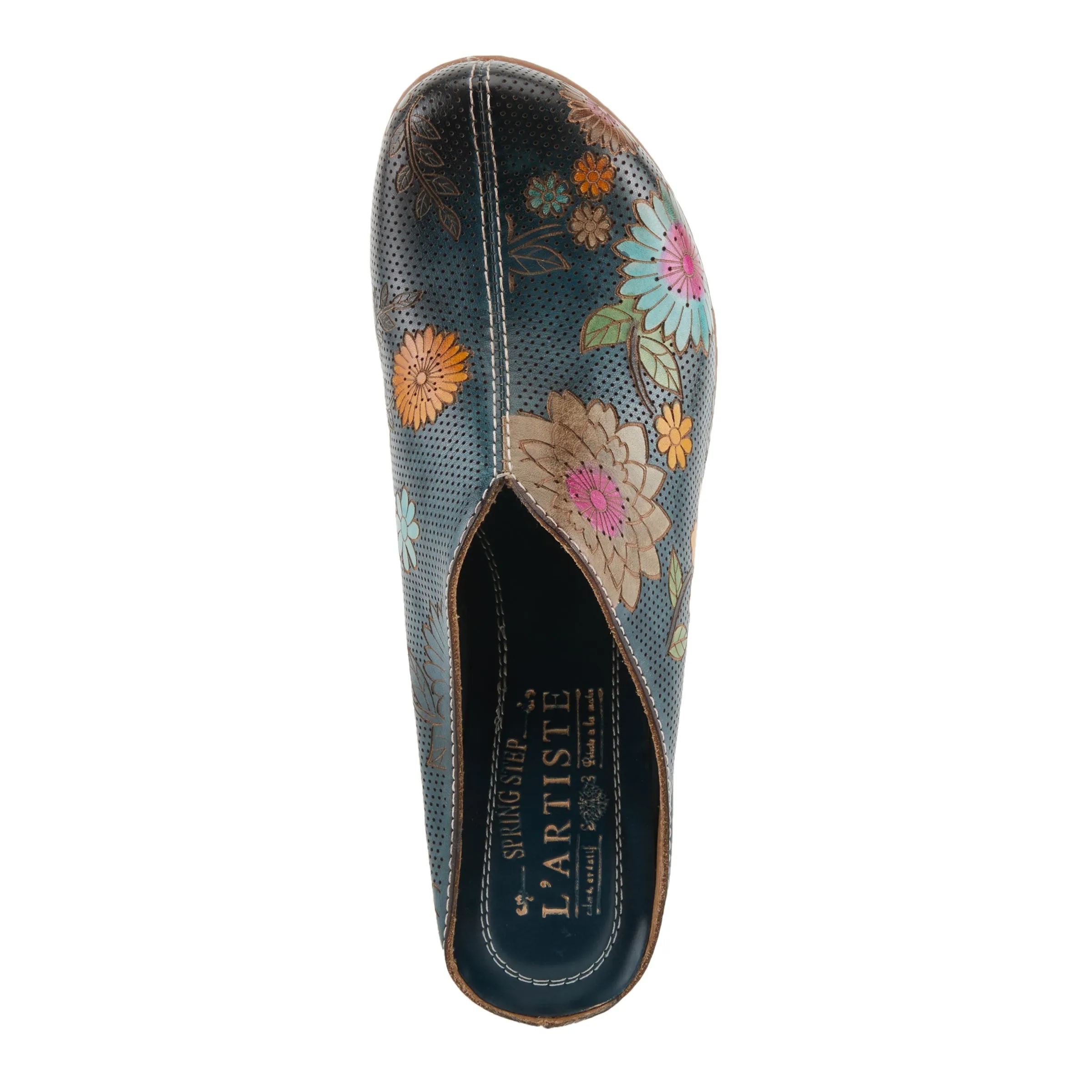 Spring Step Shoes L'Artiste Chienti Clogs Women's Hand Painted Leather