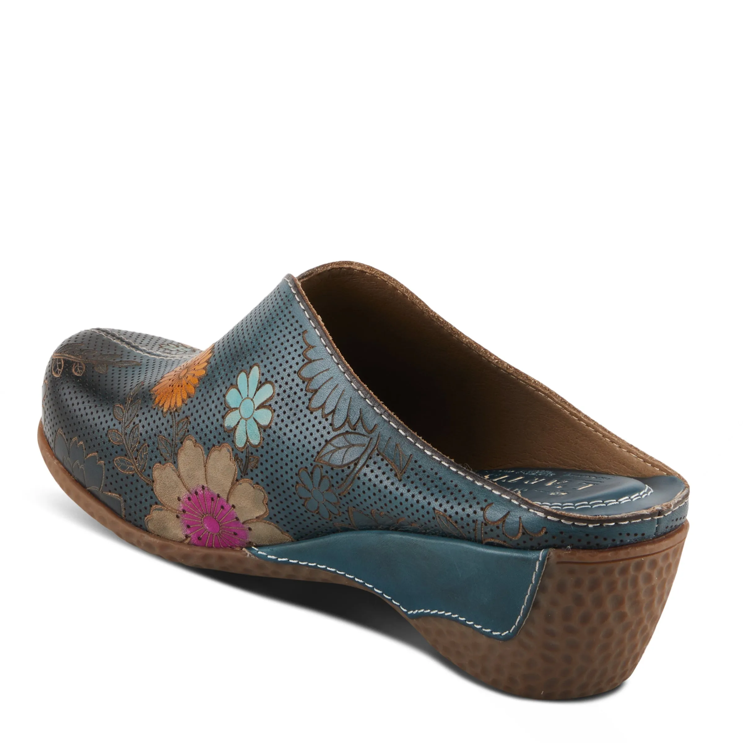 Spring Step Shoes L'Artiste Chienti Clogs Women's Hand Painted Leather