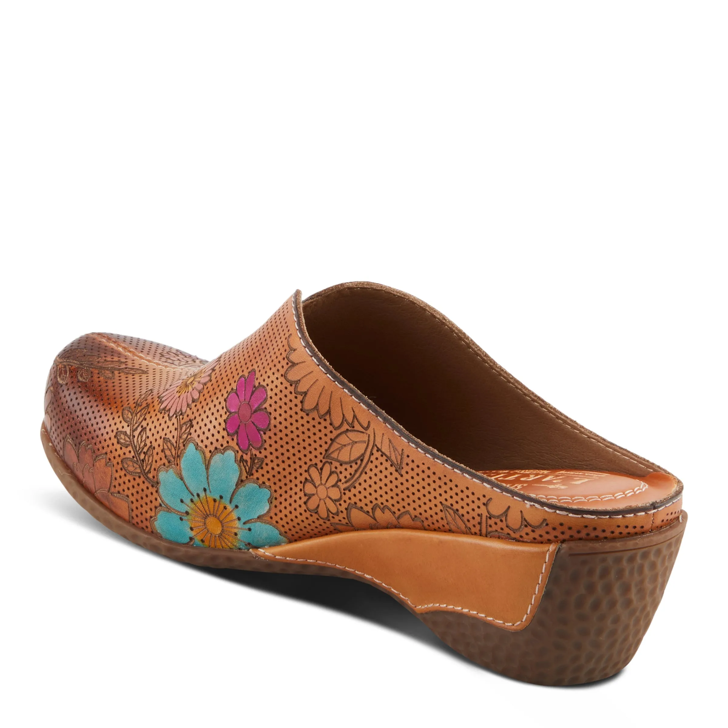 Spring Step Shoes L'Artiste Chienti Clogs Women's Hand Painted Leather