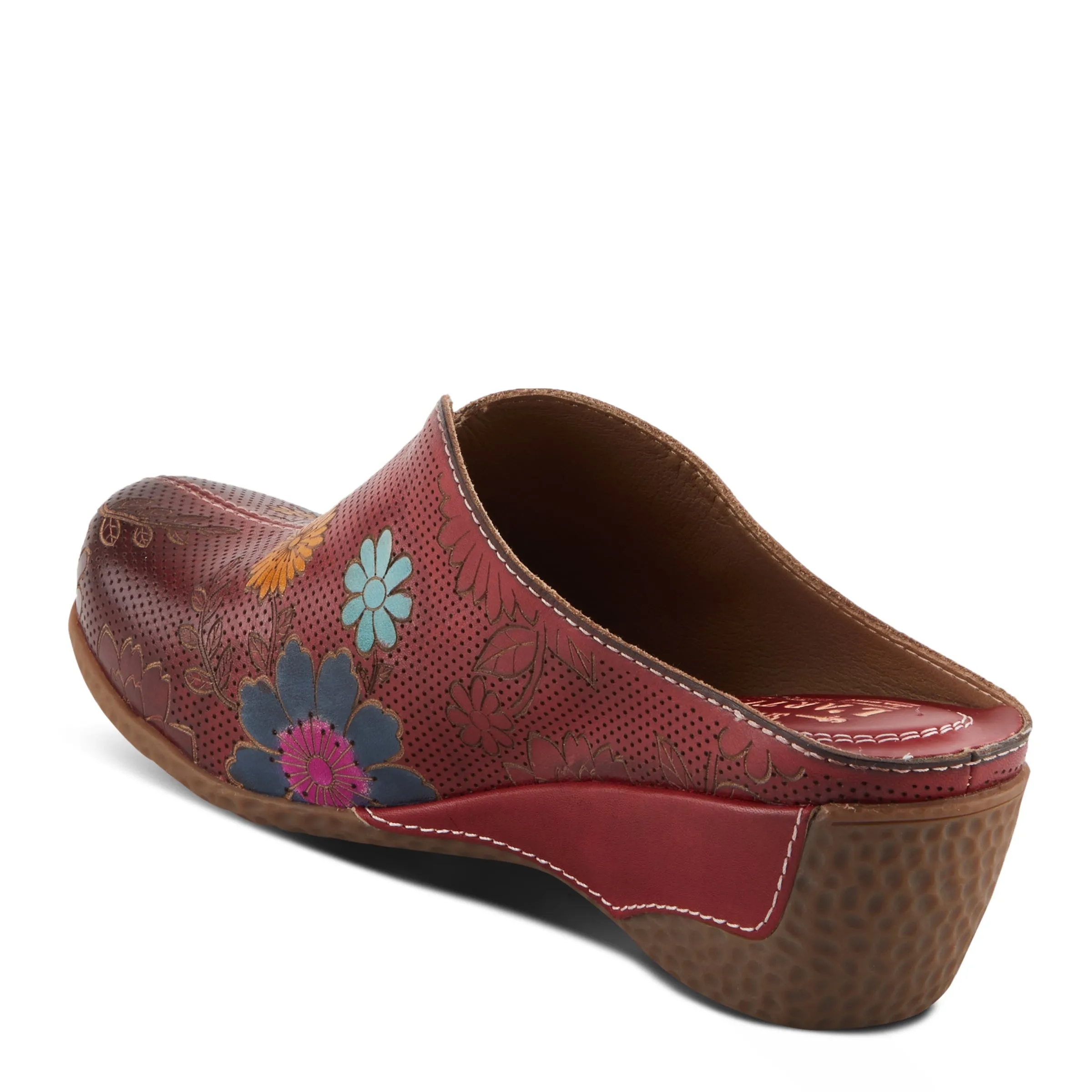 Spring Step Shoes L'Artiste Chienti Clogs Women's Hand Painted Leather