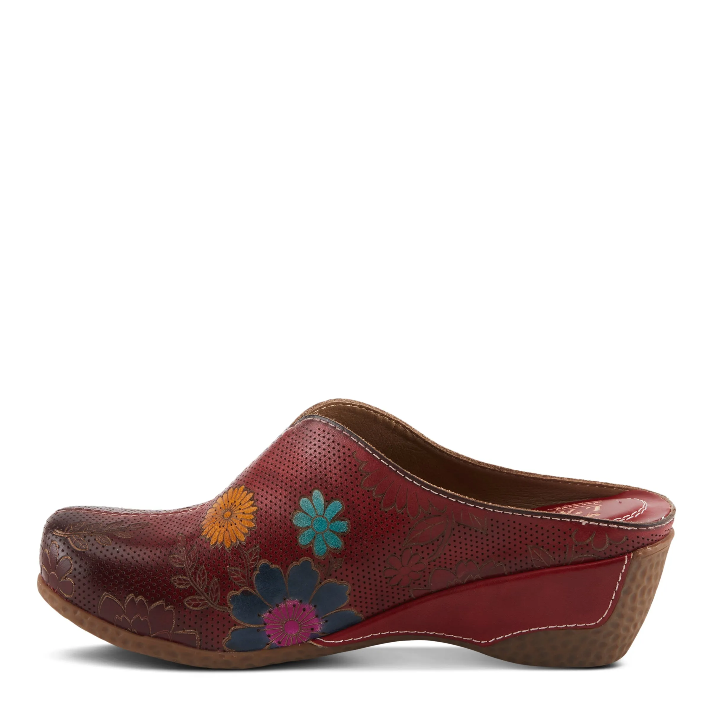 Spring Step Shoes L'Artiste Chienti Clogs Women's Hand Painted Leather