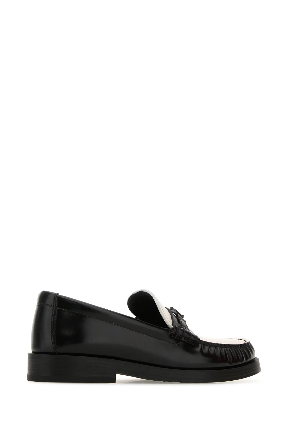 Two-tone leather Addie loafers