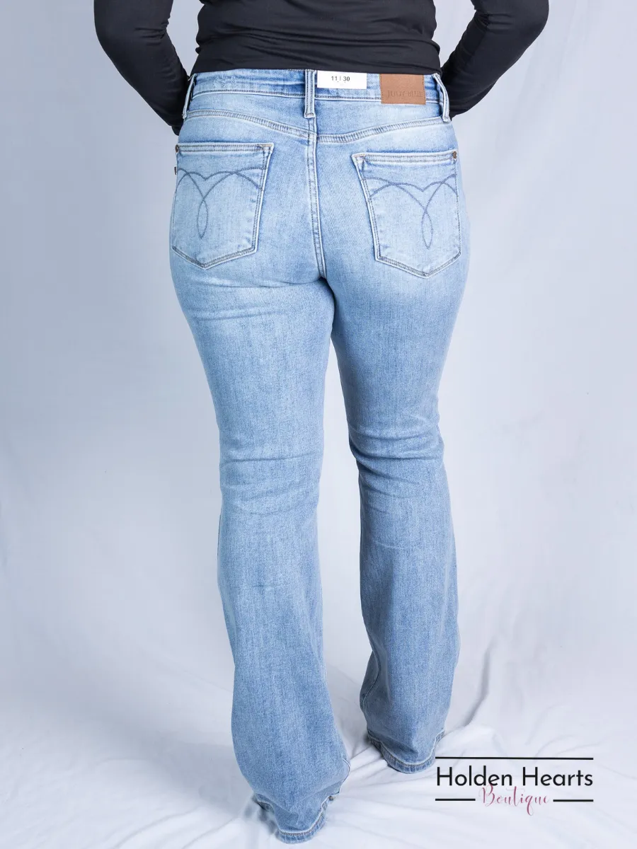 Warm and Cozy Thermal Bootcut Jeans