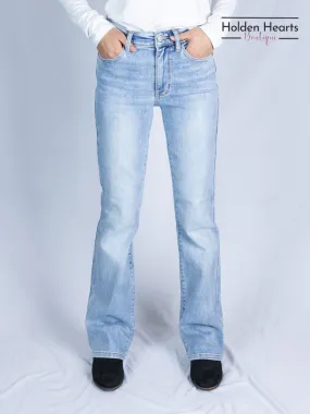 Warm and Cozy Thermal Bootcut Jeans