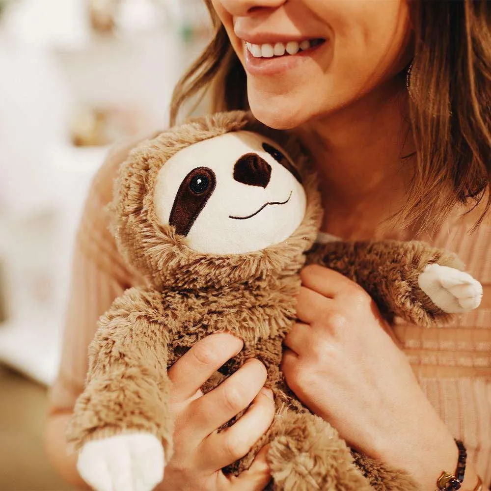 Warmies: Brown Sloth Fully Heatable Soft Toy scented with French Lavender