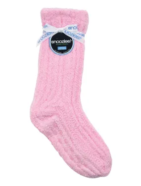 Women’s Pastel Shea Butter Socks w/ Grippers - Light Pink