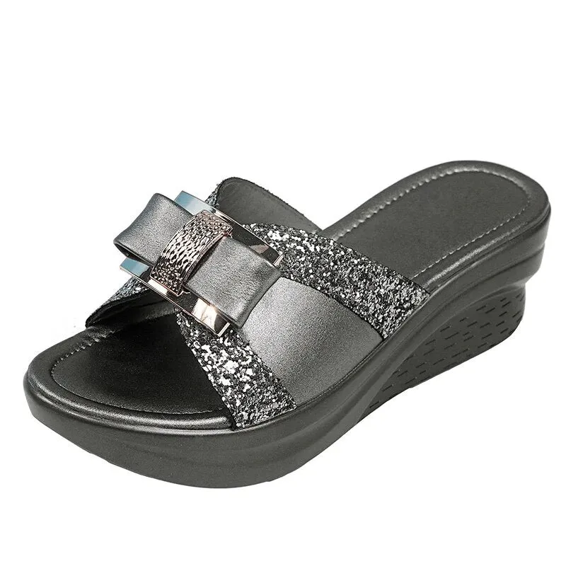 Women's Platform Heel Elegant Summer Slipper